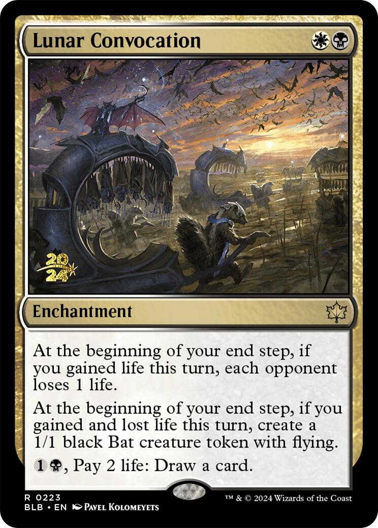 Lunar Convocation [Bloomburrow Prerelease Promos] | Good Games Cannington