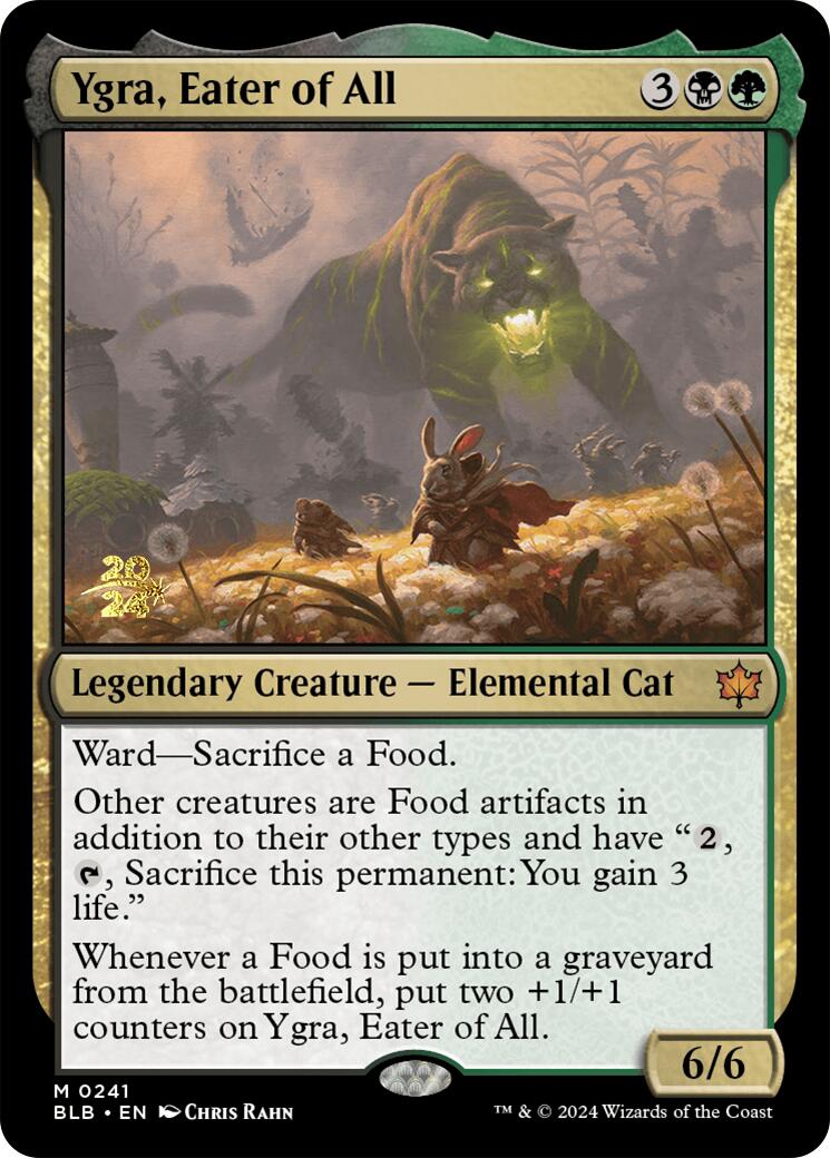 Ygra, Eater of All [Bloomburrow Prerelease Promos] | Good Games Cannington