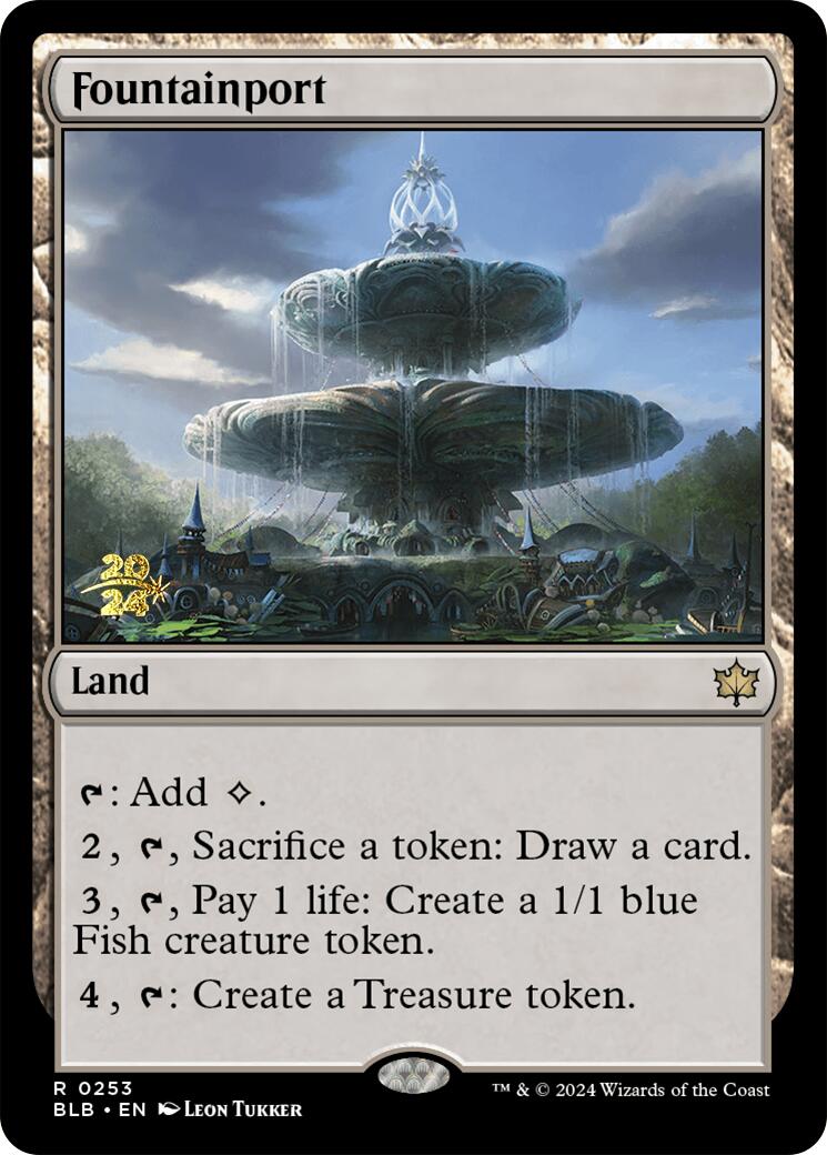 Fountainport [Bloomburrow Prerelease Promos] | Good Games Cannington