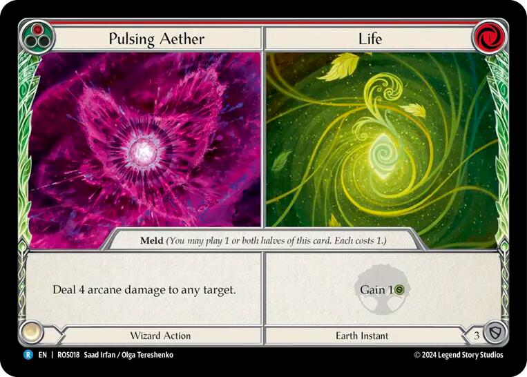 Pulsing Aether // Life [ROS018] (Rosetta)  Rainbow Foil | Good Games Cannington