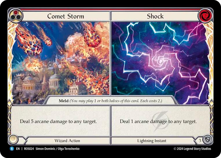 Comet Storm // Shock [ROS024] (Rosetta)  Rainbow Foil | Good Games Cannington