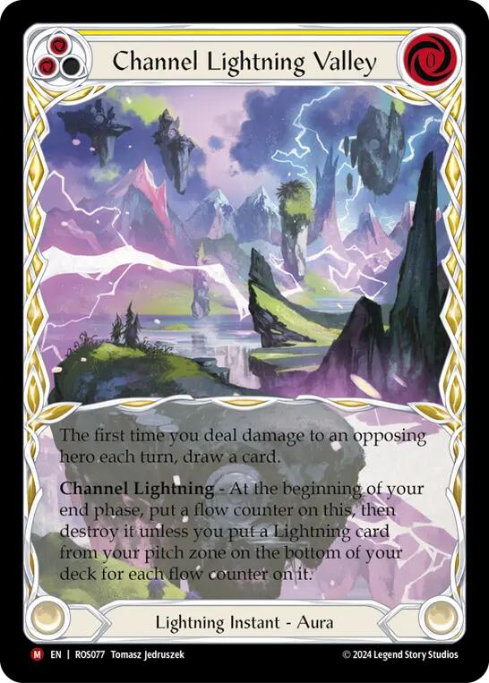 Channel Lightning Valley [ROS077] (Rosetta)  Rainbow Foil | Good Games Cannington