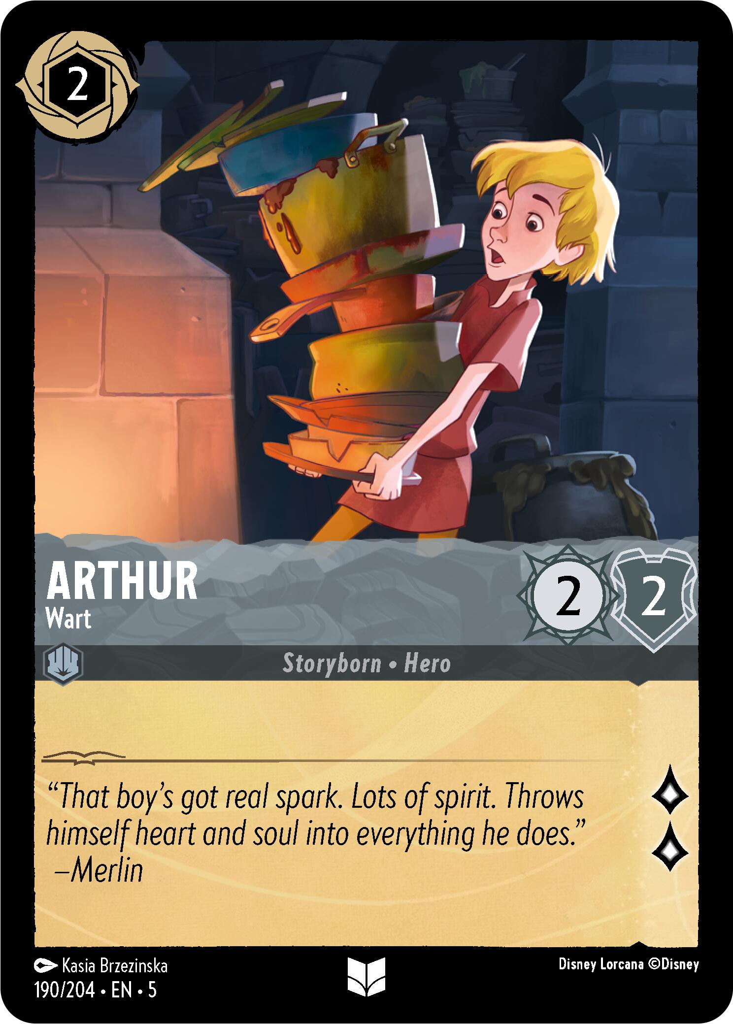 Arthur - Wart (190/204) [Shimmering Skies] | Good Games Cannington