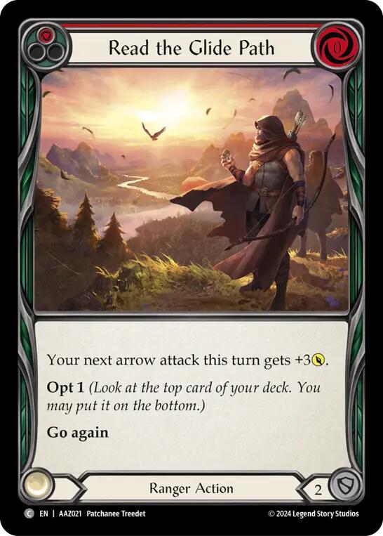 Read the Glide Path (Red) [AAZ021] (Armory Deck: Azalea) | Good Games Cannington