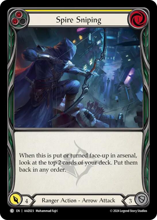 Spire Sniping (Yellow) [AAZ023] (Armory Deck: Azalea) | Good Games Cannington