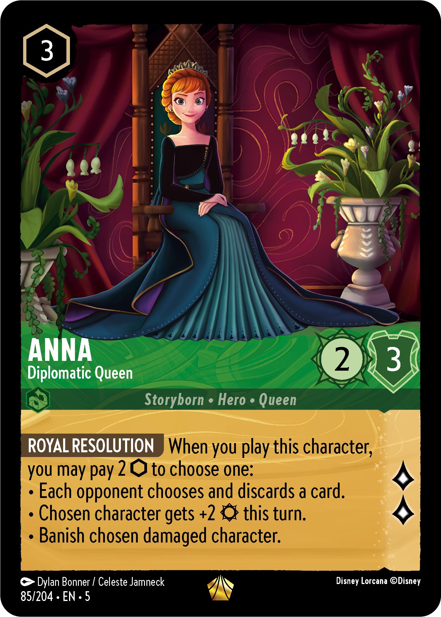 Anna - Diplomatic Queen (85/204) [Shimmering Skies] | Good Games Cannington
