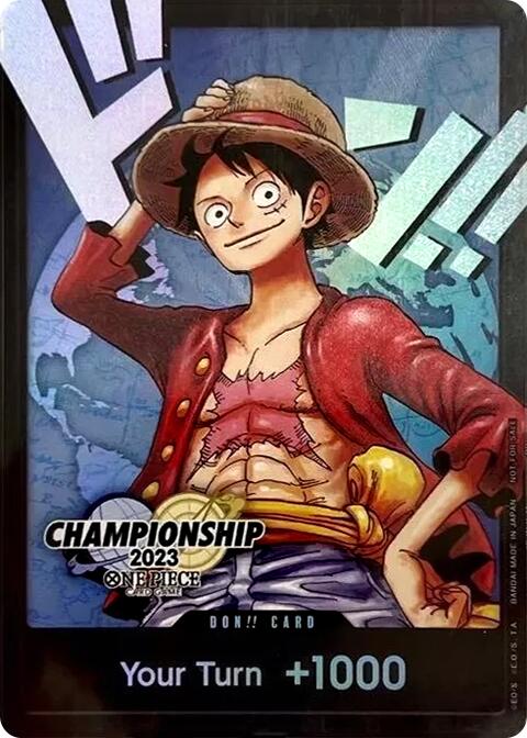 DON!! Card (Monkey.D.Luffy) (2023 World Championship Finals) [One Piece Promotion Cards] | Good Games Cannington