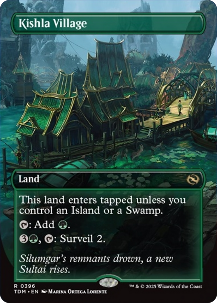 Kishla Village (Borderless) [Tarkir: Dragonstorm] | Good Games Cannington