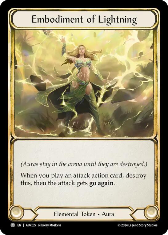 Embodiment of Lightning [AUR027] (1st Strike) | Good Games Cannington