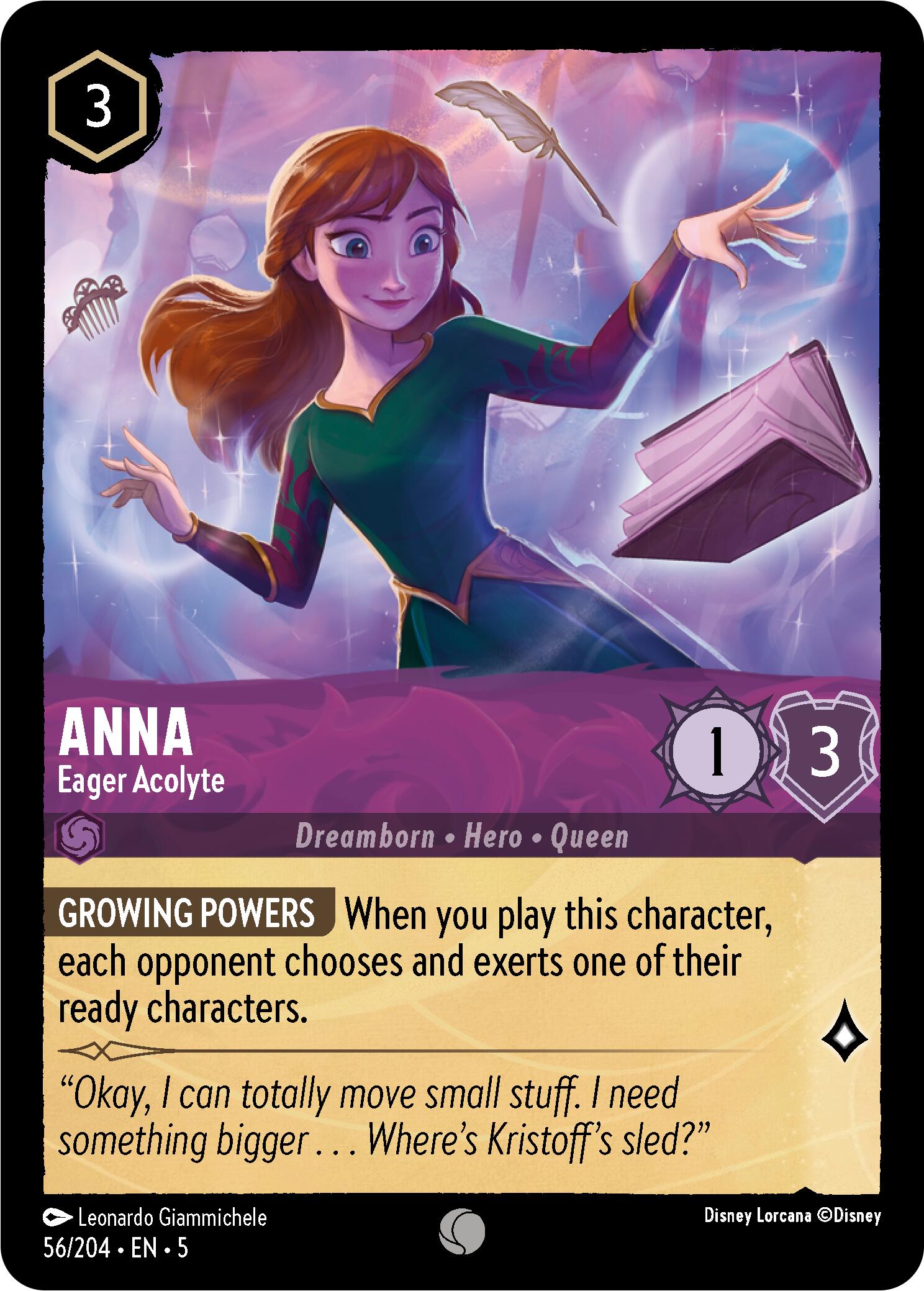 Anna - Eager Acolyte (56/204) [Shimmering Skies] | Good Games Cannington