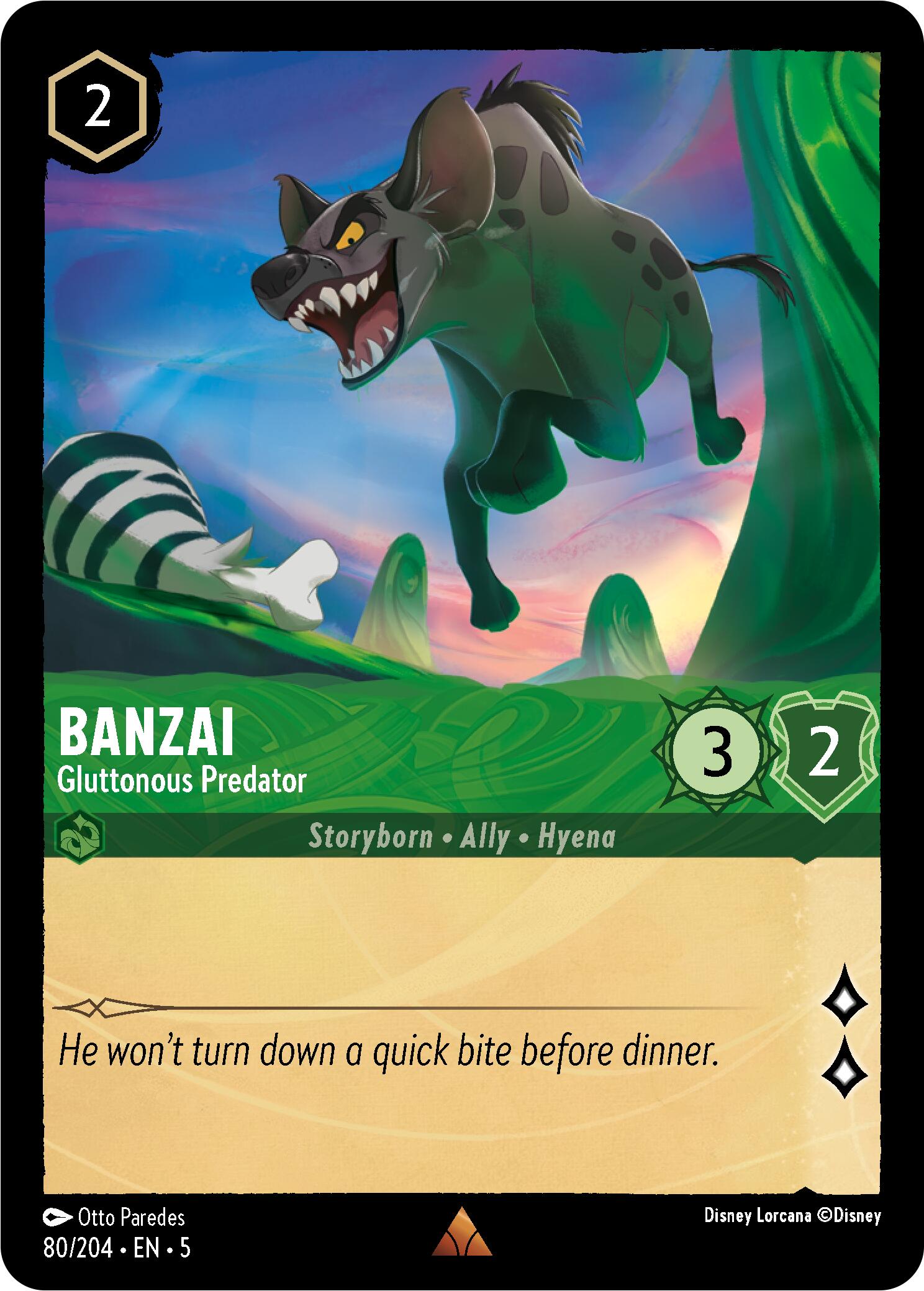 Banzai - Gluttonous Predator (80/204) [Shimmering Skies] | Good Games Cannington