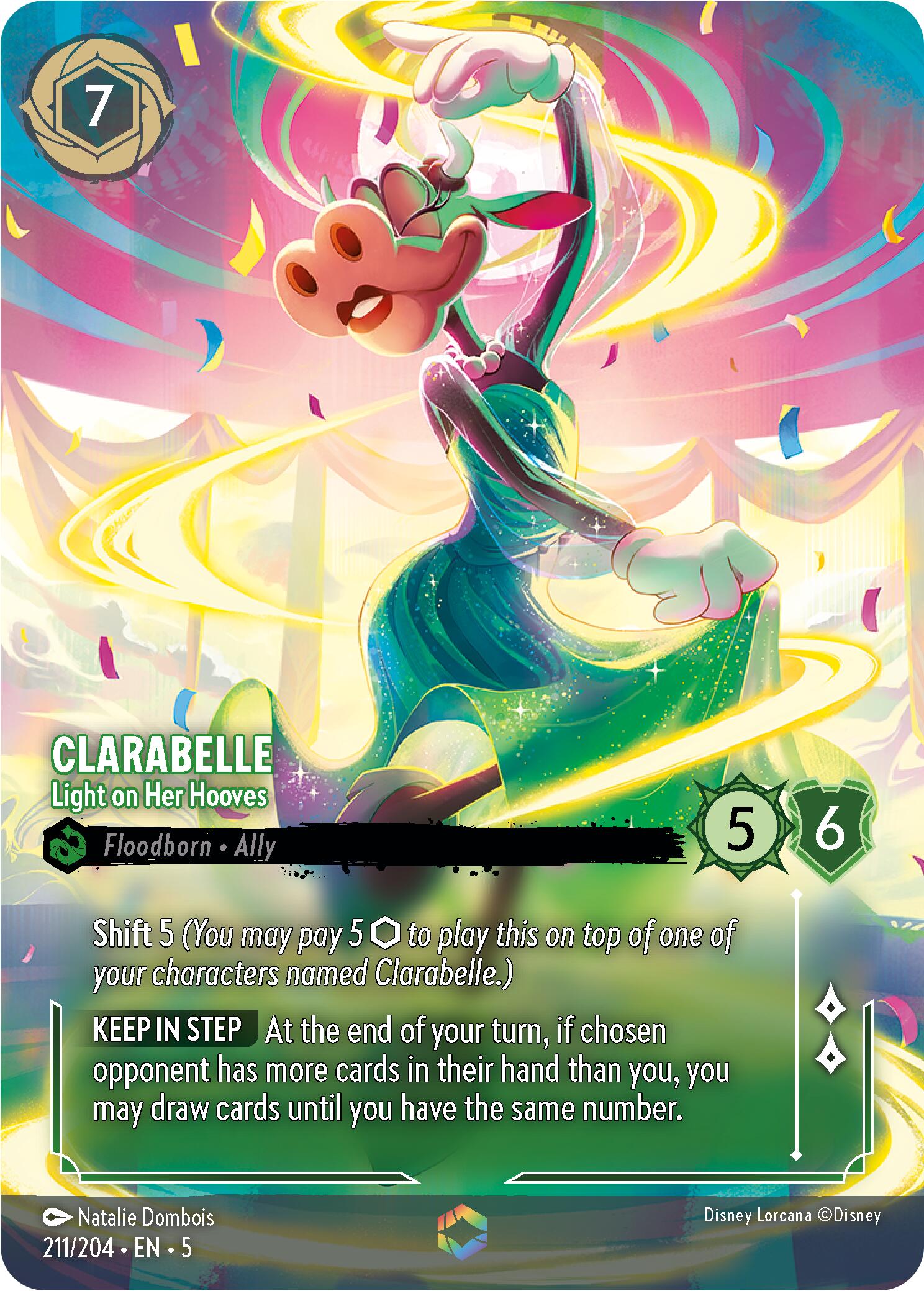 Clarabelle - Light on Her Hooves (Enchanted) (211/204) [Shimmering Skies] | Good Games Cannington