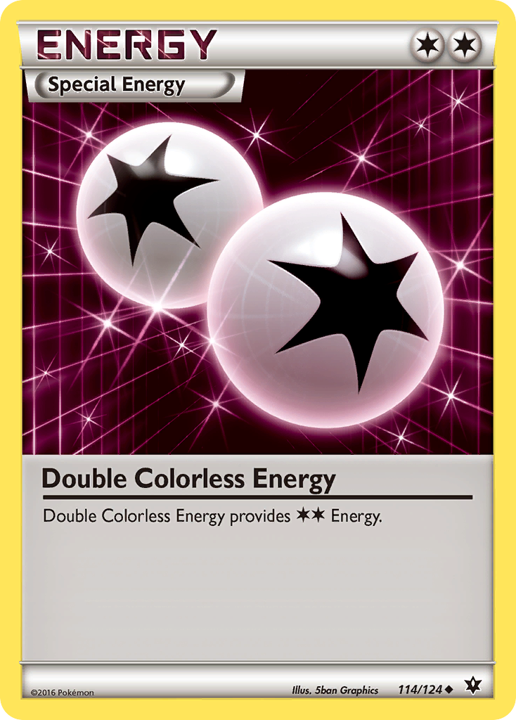 Double Colorless Energy (114/124) [XY: Fates Collide] | Good Games Cannington