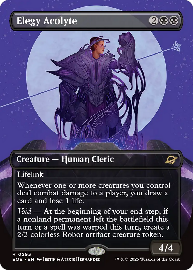 Elegy Acolyte (Borderless) [Edge of Eternities] | Good Games Cannington