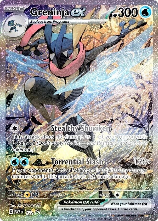 Greninja ex (132) [Scarlet & Violet: Black Star Promos] | Good Games Cannington
