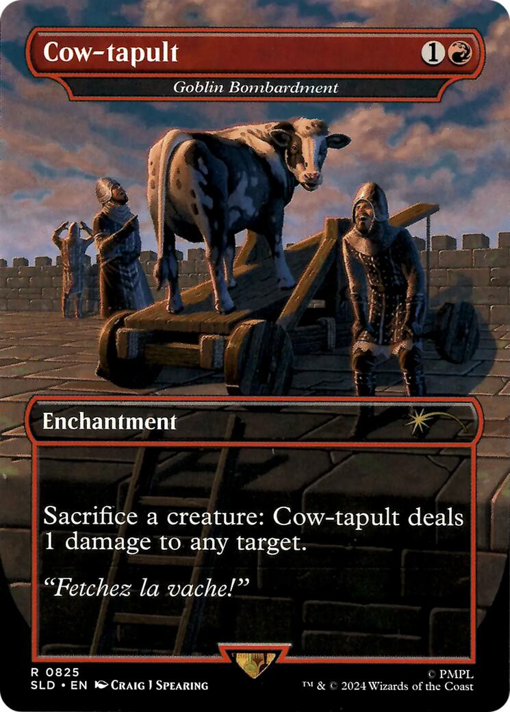 Cow-tapult - Goblin Bombardment [Secret Lair Drop Series] | Good Games Cannington