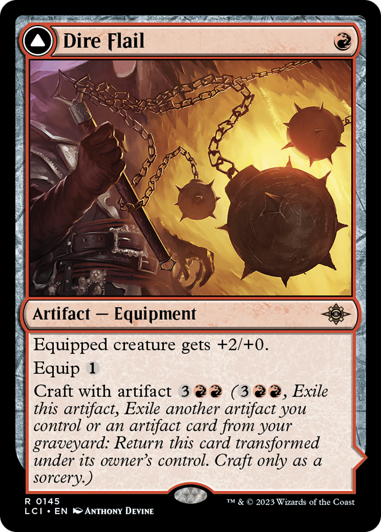 Dire Flail [The Lost Caverns of Ixalan] | Good Games Cannington