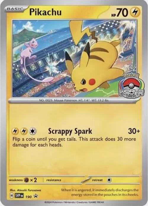 Pikachu (190) [Scarlet & Violet: Black Star Promos] | Good Games Cannington