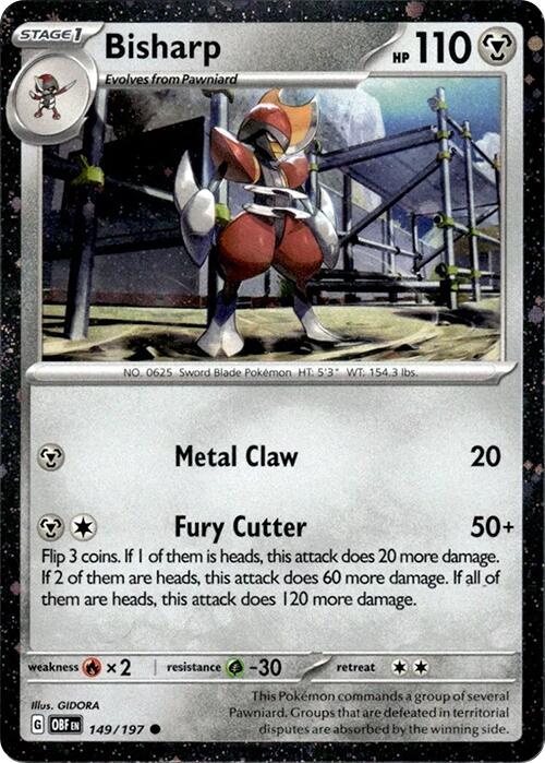 Bisharp (149/197) (Cosmos Holo) [Miscellaneous Cards] | Good Games Cannington