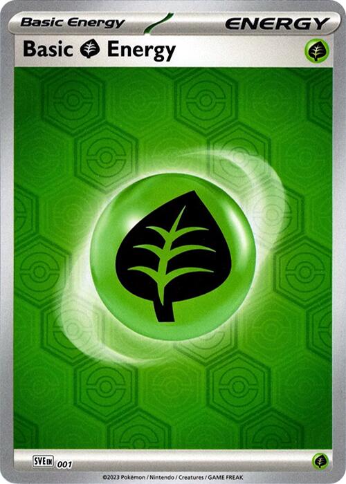 Basic Grass Energy (001) [Scarlet & Violet: Shrouded Fable] | Good Games Cannington
