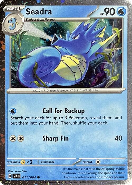 Seadra (011/064) (Cosmos Holo) [Miscellaneous Cards] | Good Games Cannington