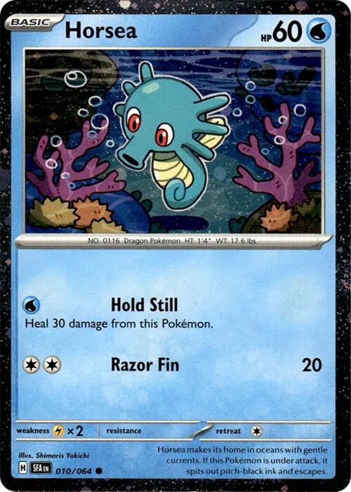 Horsea (010/064) (Cosmos Holo) [Miscellaneous Cards] | Good Games Cannington