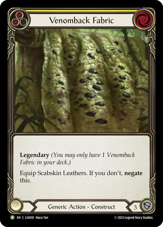 Venomback Fabric [LSS018] (Promo)  Cold Foil | Good Games Cannington