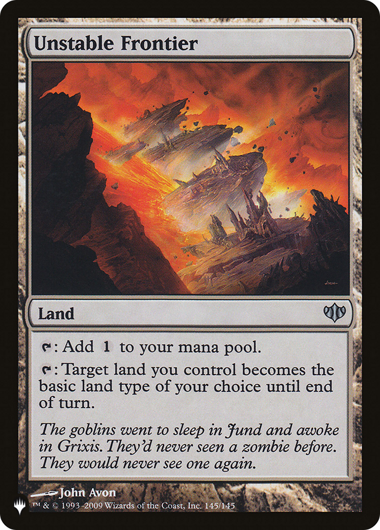 Unstable Frontier [The List] | Good Games Cannington