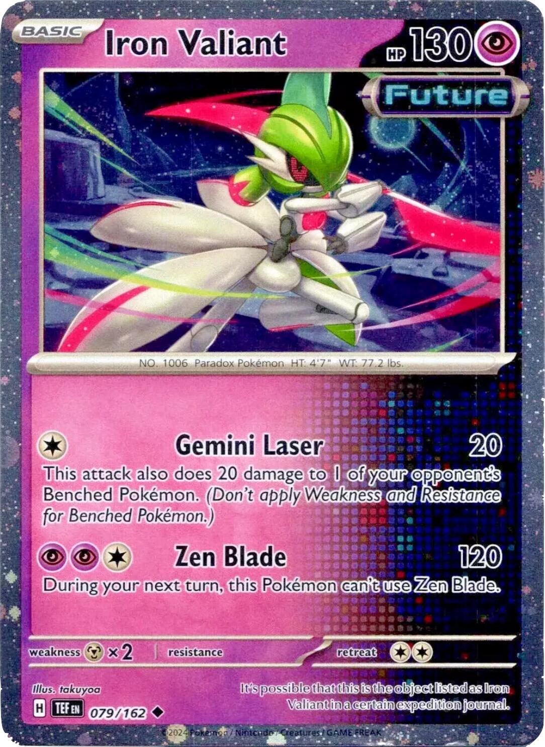 Iron Valiant (079/162) (Cosmos Holo) [Miscellaneous Cards] | Good Games Cannington