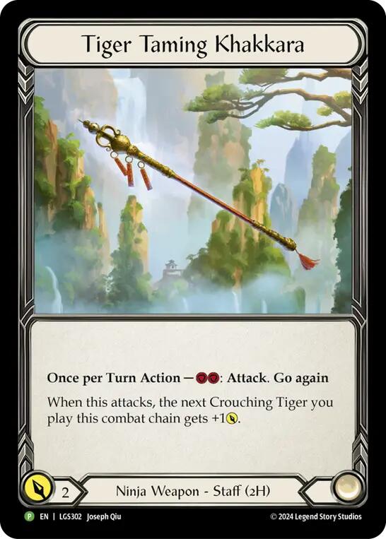 Tiger Taming Khakkara [LGS302] (Promo)  Cold Foil | Good Games Cannington
