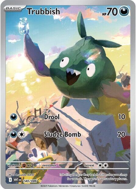Trubbish 140/086 (SV: White Flare)  - Holofoil | Good Games Cannington