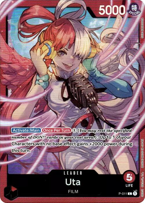 Uta (P-011) (Premium Card Collection -Uta-) [One Piece Promotion Cards] | Good Games Cannington