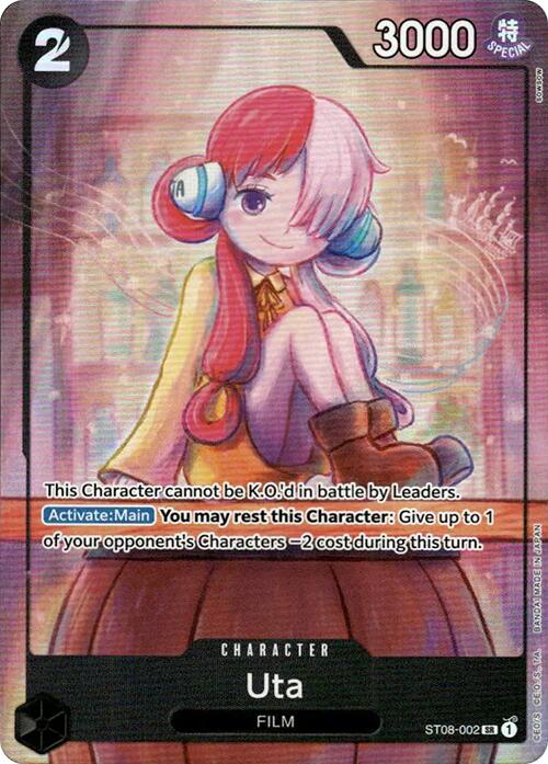 Uta (ST08-002) (Premium Card Collection -Uta-) [One Piece Promotion Cards] | Good Games Cannington