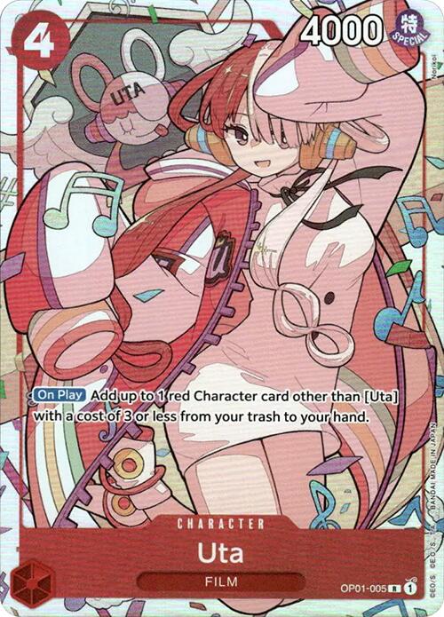 Uta (OP01-005) (Premium Card Collection -Uta-) [One Piece Promotion Cards] | Good Games Cannington