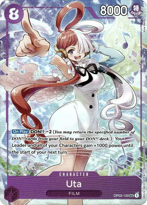 Uta (OP02-120) (Premium Card Collection -Uta-) [One Piece Promotion Cards] | Good Games Cannington