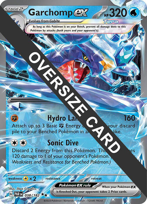 Garchomp ex (038) (Jumbo Card) [Scarlet & Violet: Black Star Promos] | Good Games Cannington