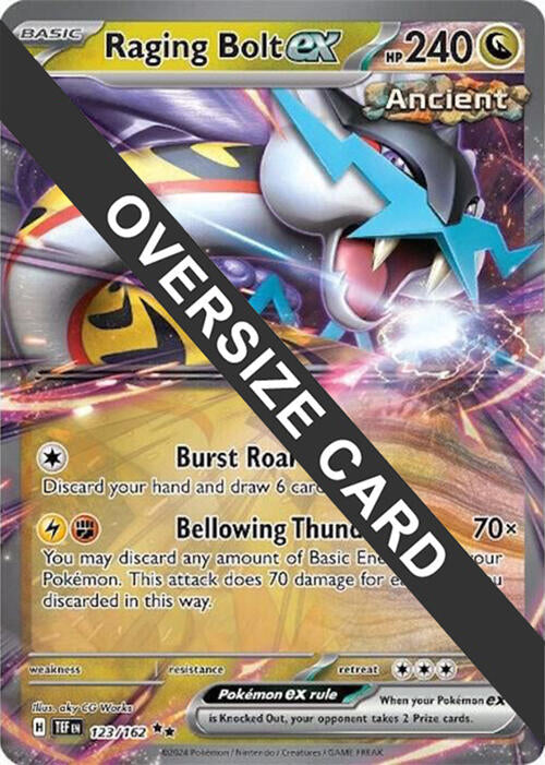 Raging Bolt ex (123) (Jumbo Card) [Scarlet & Violet: Black Star Promos] | Good Games Cannington