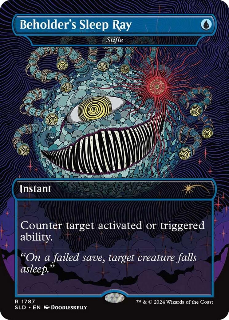 Beholder's Sleep Ray - Stifle [Secret Lair Drop Series] | Good Games Cannington