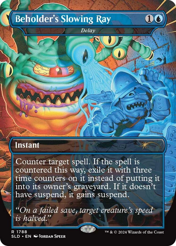 Beholder's Slowing Ray - Delay [Secret Lair Drop Series] | Good Games Cannington