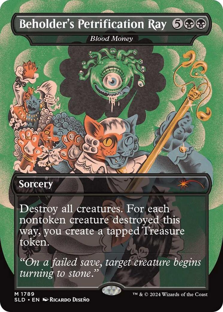 Beholder's Petrification Ray - Blood Money [Secret Lair Drop Series] | Good Games Cannington