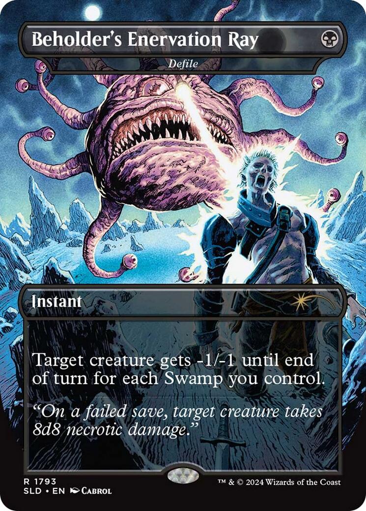 Beholder's Enervation Ray - Defile [Secret Lair Drop Series] | Good Games Cannington