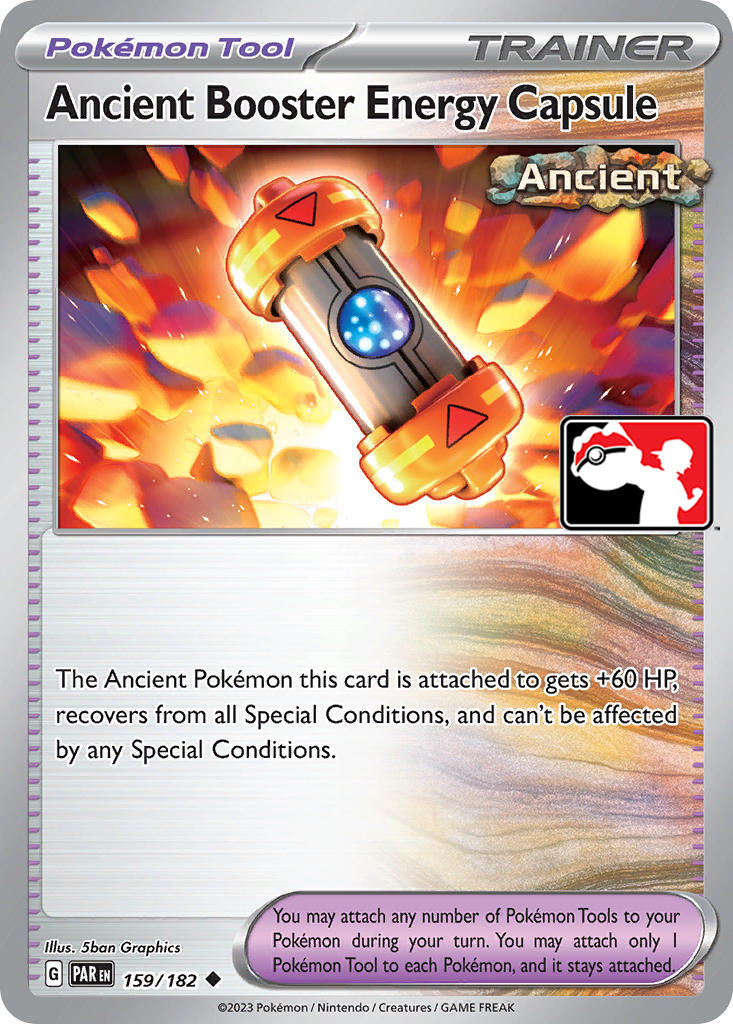 Ancient Booster Energy Capsule (159/182) [Prize Pack Series Five] | Good Games Cannington