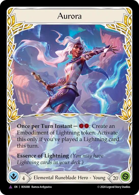 Aurora (Marvel) [ROS008] (Rosetta)  Cold Foil | Good Games Cannington
