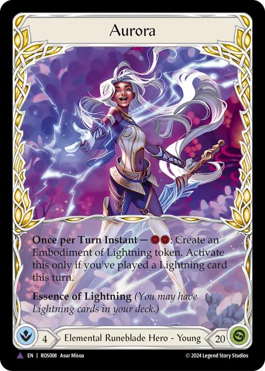 Aurora (Marvel) (Alternate Art) [ROS008] (Rosetta)  Cold Foil | Good Games Cannington