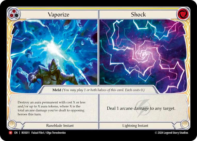 Vaporize // Shock [ROS011] (Rosetta)  Rainbow Foil | Good Games Cannington