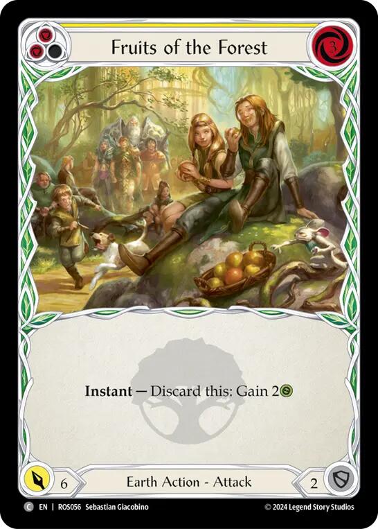Fruits of the Forest (Yellow) [ROS056] (Rosetta)  Rainbow Foil | Good Games Cannington