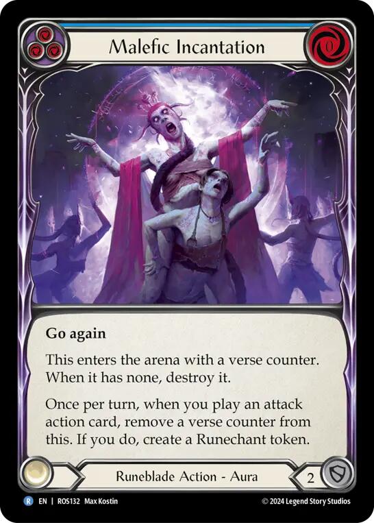 Malefic Incantation (Blue) [ROS132] (Rosetta) | Good Games Cannington