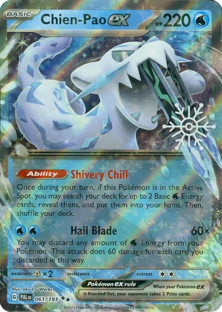 Chien-Pao ex (061/193) (Holiday Calendar) [Miscellaneous Cards] | Good Games Cannington