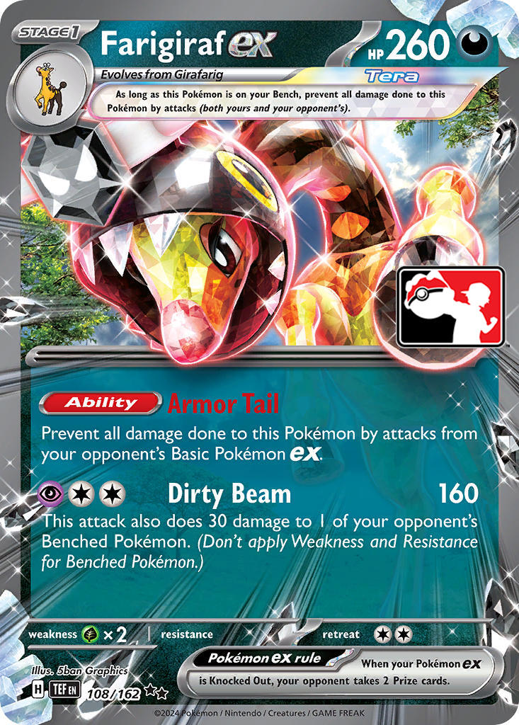 Farigiraf ex (108/162) [Prize Pack Series Five] | Good Games Cannington