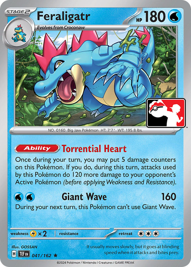 Feraligatr (041/162) [Prize Pack Series Five] | Good Games Cannington
